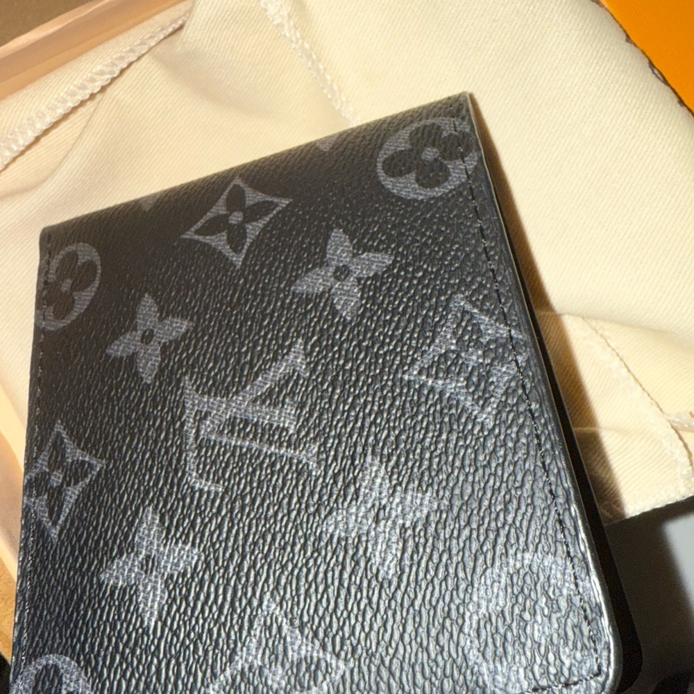 L V Black Monogram Wallet